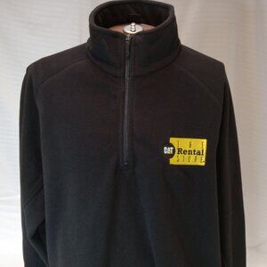 The Rental Store CAT CX2 3XL Mens Fleece Pullover Sweater Black